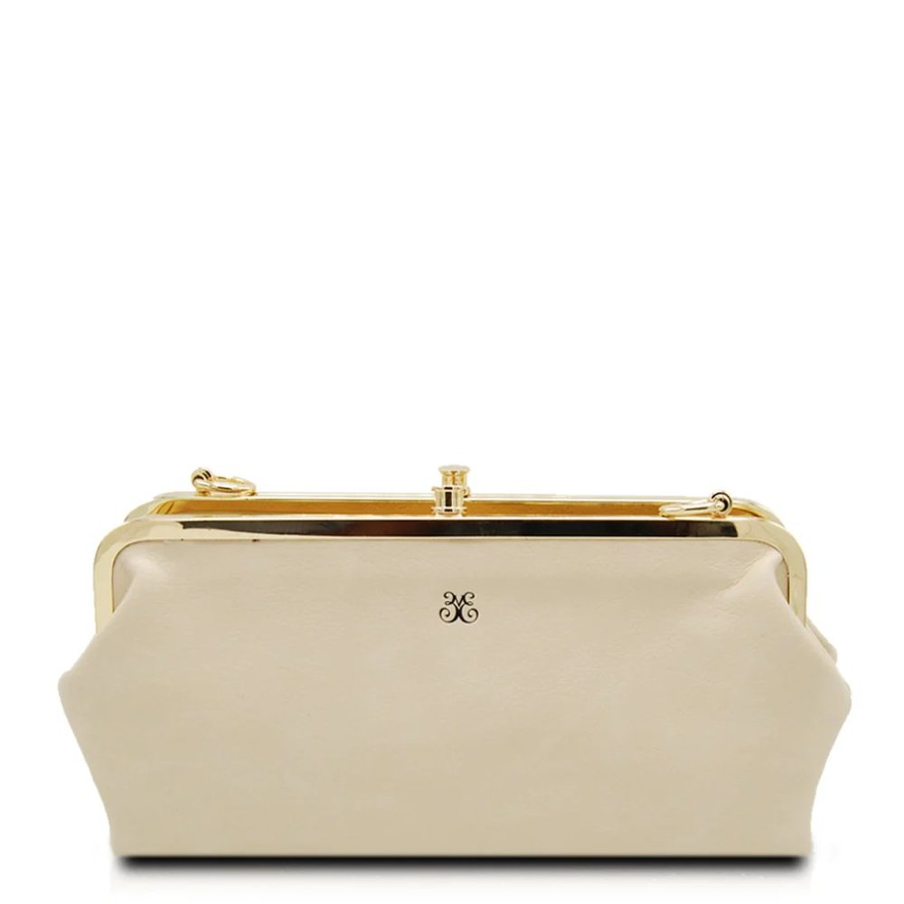 Vieta Hobo-Style Snap Lock Wallet *** IVORY ***